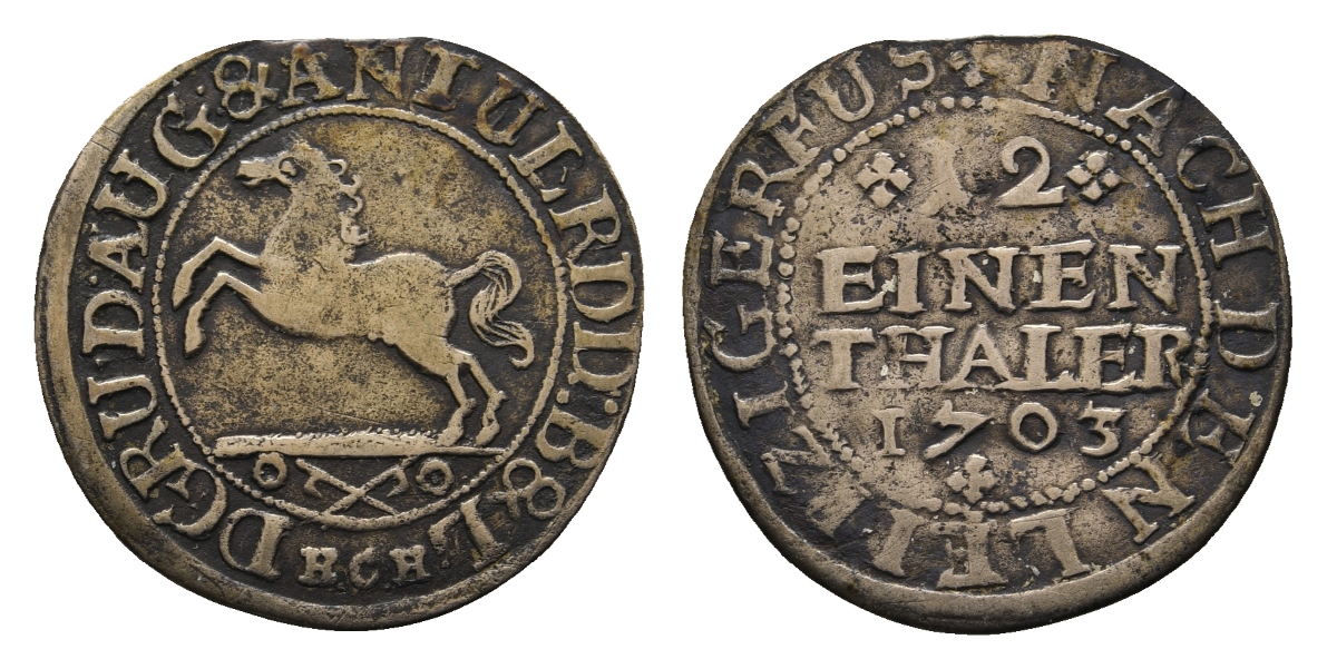  Altdeutschland, Kleinmünze 1703   