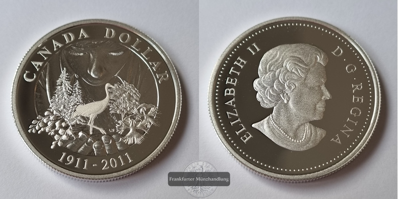  Kanada 2011 Silver Dollar Parks Kanada FM-Frankfurt Feinsilber: 23,25g   