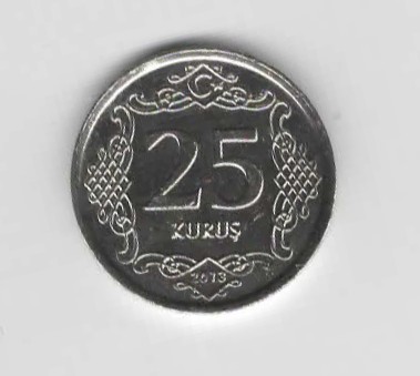 25 Kurus Türkei 2013 (N279)