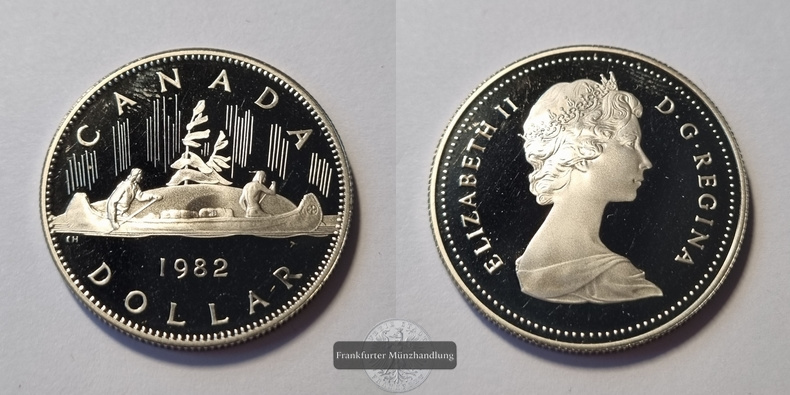  Kanada 1982 1 Dollar FM-Frankfurt   