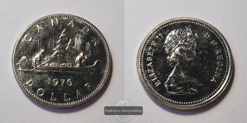  Kanada 1976 1 Dollar FM-Frankfurt   