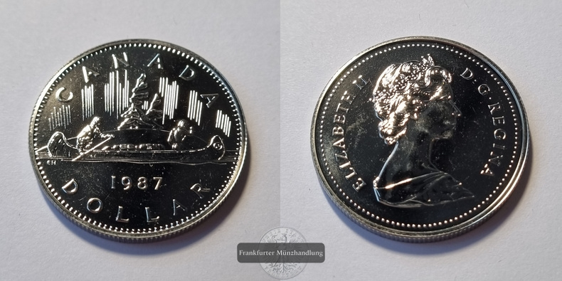  Kanada 1987 1 Dollar FM-Frankfurt   