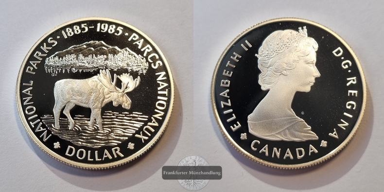  Kanada 1981 Silver Dollar FM-Frankfurt Feinsilber: 11,66g   