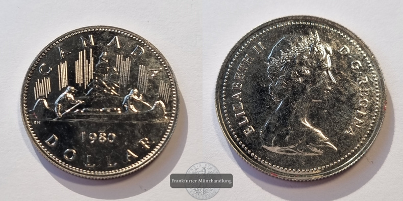  Kanada 1980 1 Dollar FM-Frankfurt   