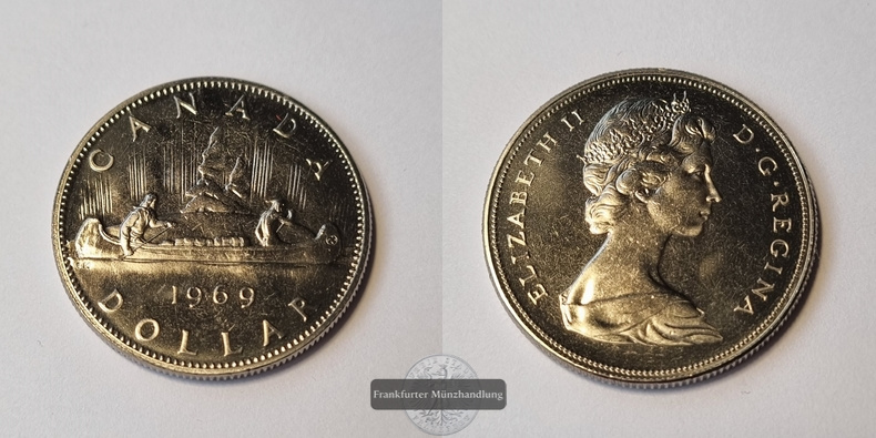  Kanada 1969 1 Dollar FM-Frankfurt   