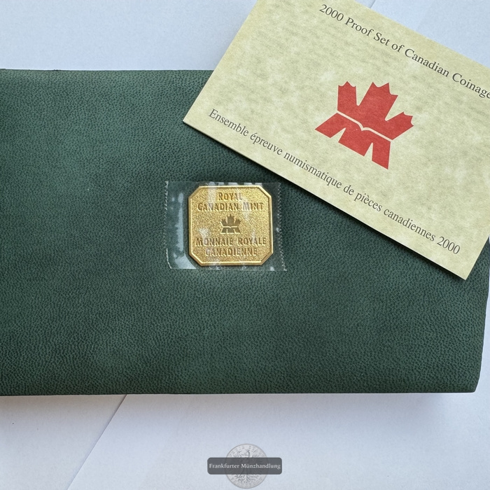  Kanada - Royal Canadian Mint Proof Set 2000 FM-Frankfurt Feinsilber: 52,7g   