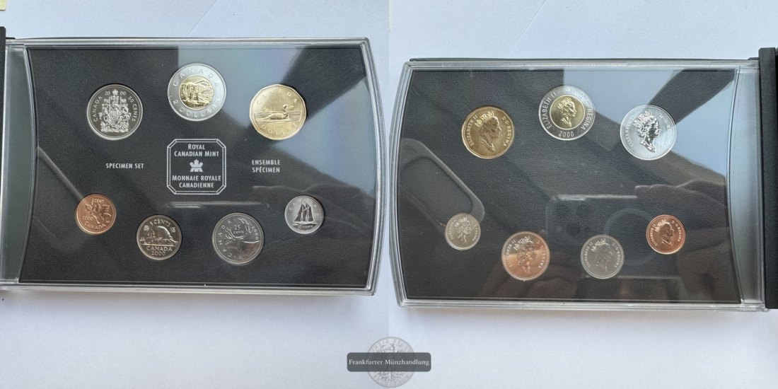  Kanada - Royal Canadian Mint Specimen Set 2000 FM-Frankfurt   