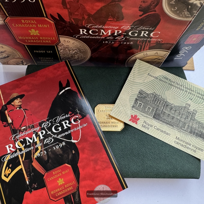  Kanada - Royal Canadian Mint Proof Set 1998 FM-Frankfurt Feinsilber: 52,7g   