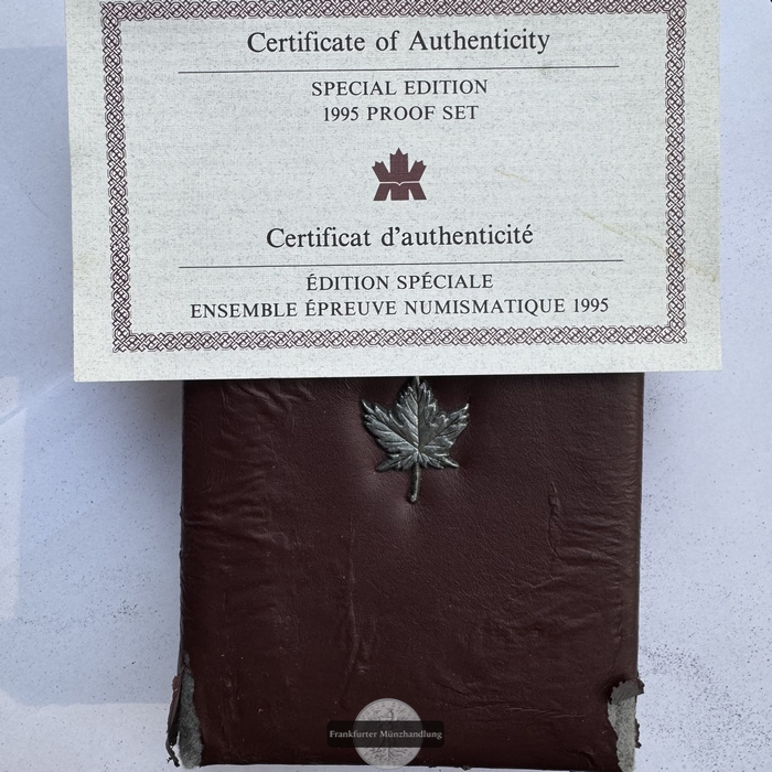  Kanada - Royal Canadian Mint Special Proof Set 1995 FM-Frankfurt Feinsilber: 23,3g   