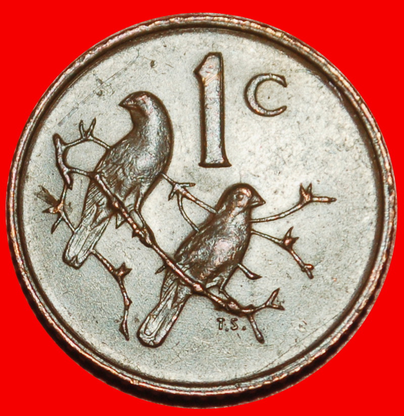  Ⰶ SPATZEN: SÜDAFRIKA ★ 1 CENT 1968 SWART (1894-1982)! ★OHNE VORBEHALT!   