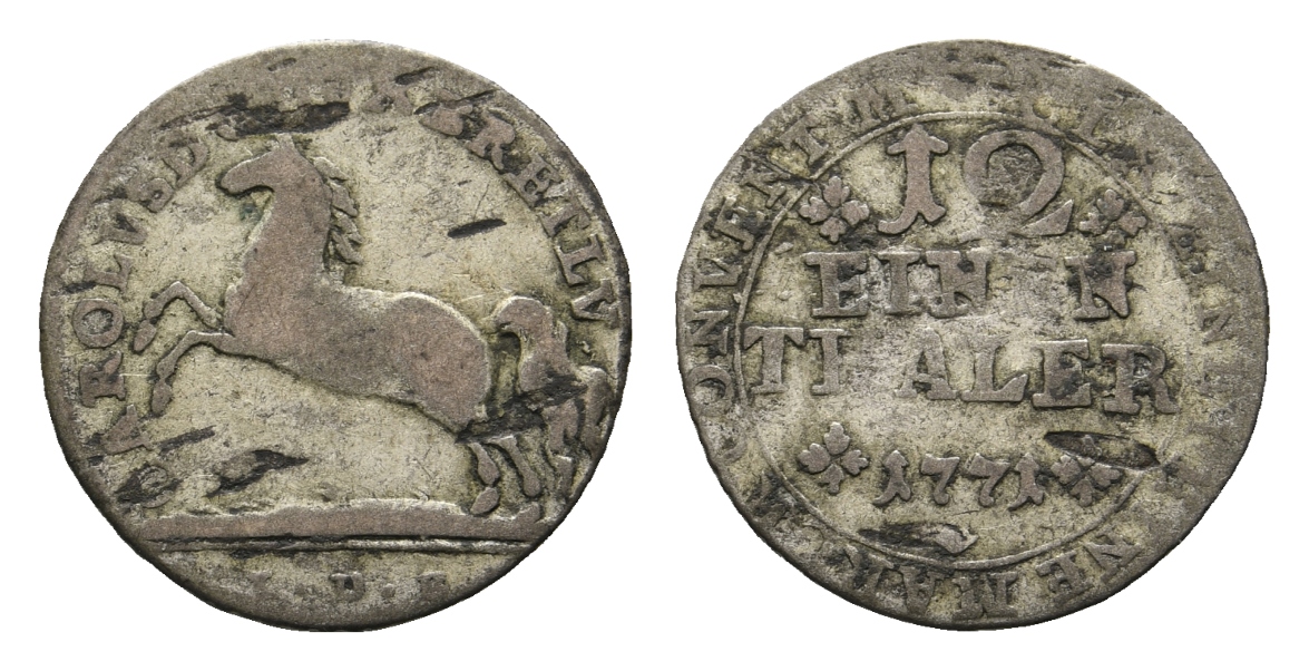  Altdeutschland; Braunschweig; Kleinmünze 1771   