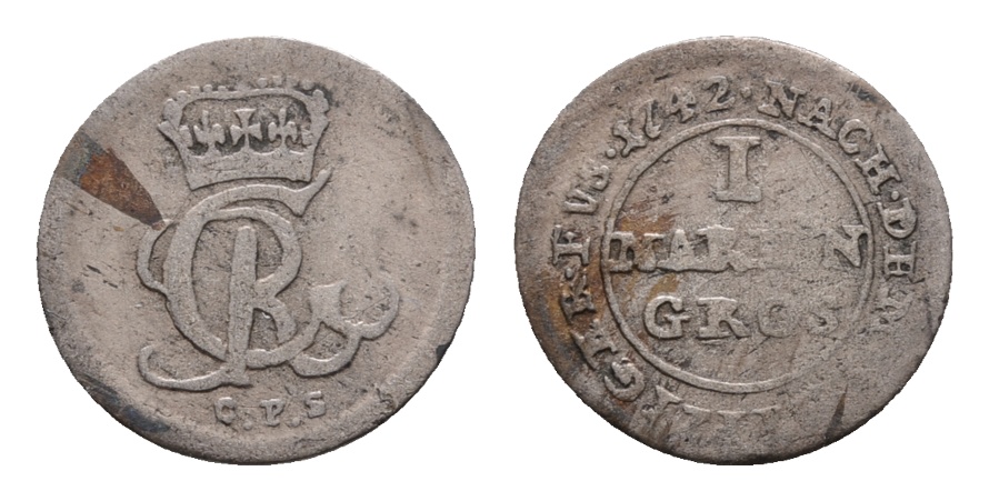  Altdeutschland; Hannover; Kleinmünze 1742   
