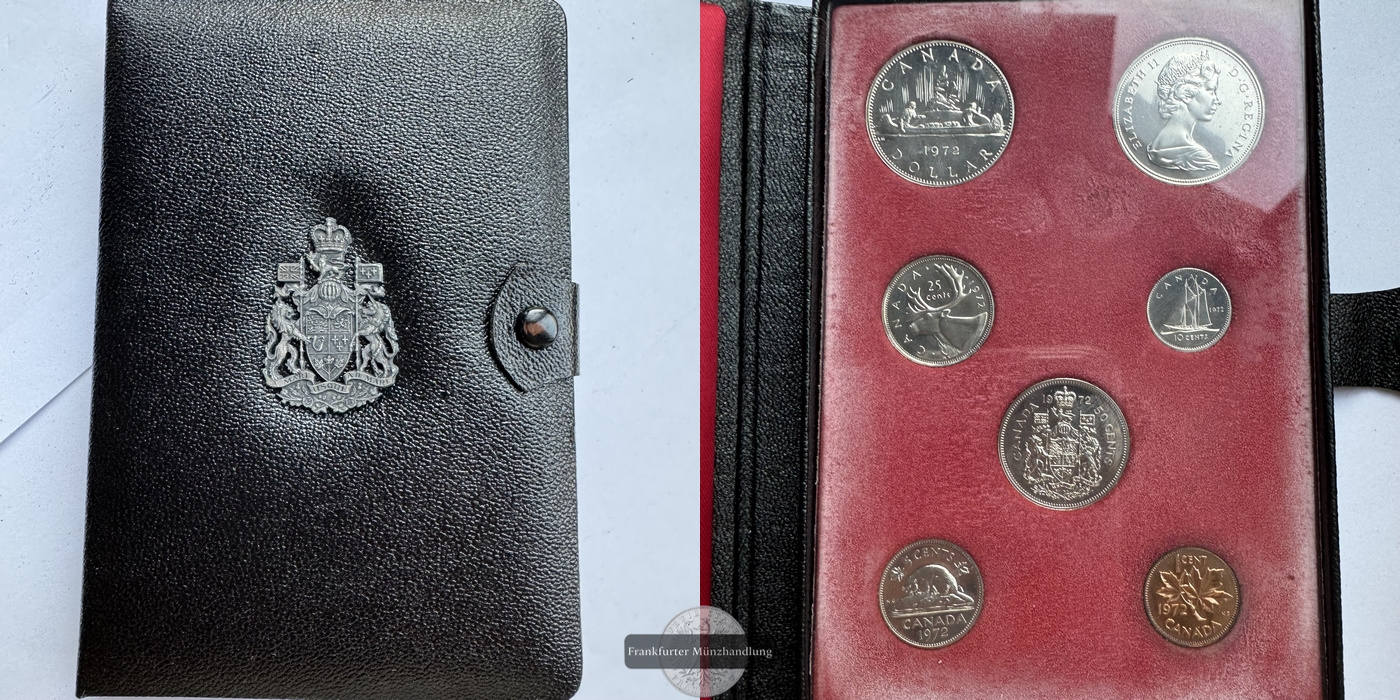  Kanada - Royal Canadian Mint Proof Set 1972 FM-Frankfurt   