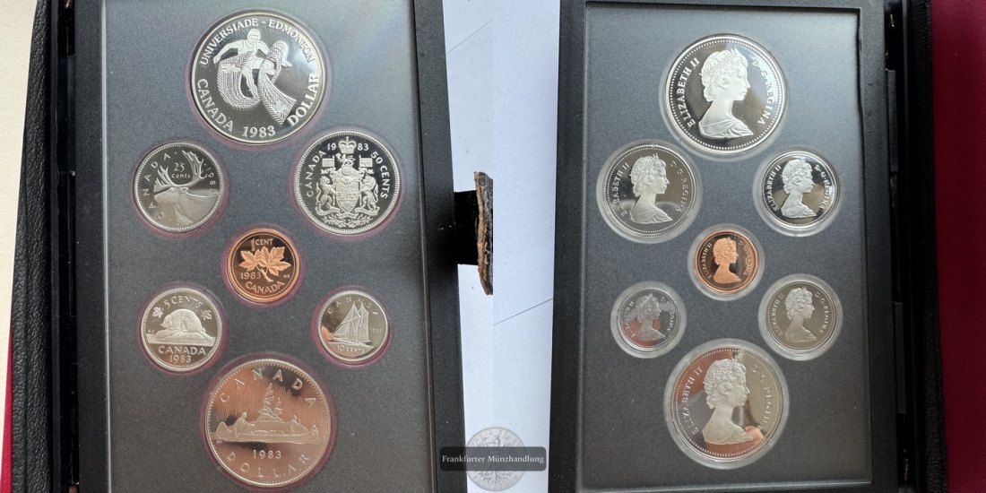  Kanada - Royal Canadian Mint Proof Set 1983 FM-Frankfurt Feinsilber: 11,7g   