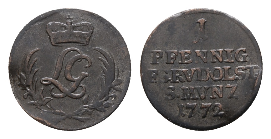  Altdeutschland; Kleinmünze 1772   