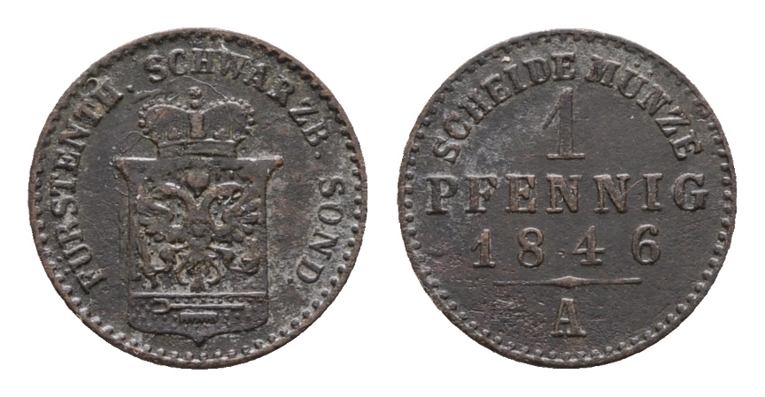  Altdeutschland; Kleinmünze 1846   
