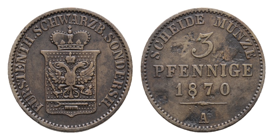  Altdeutschland; Kleinmünze 1870   