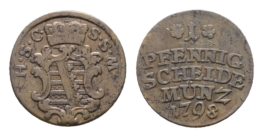  Altdeutschland; Kleinmünze 1798   