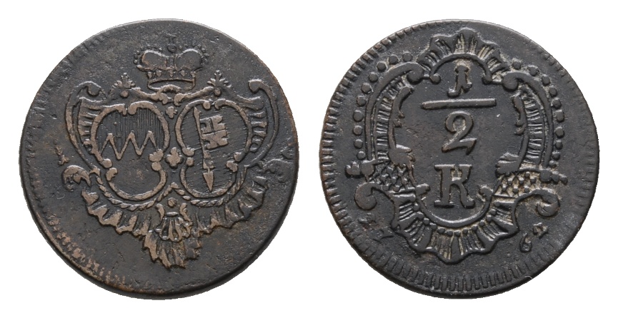  Altdeutschland; Kleinmünze 1762   