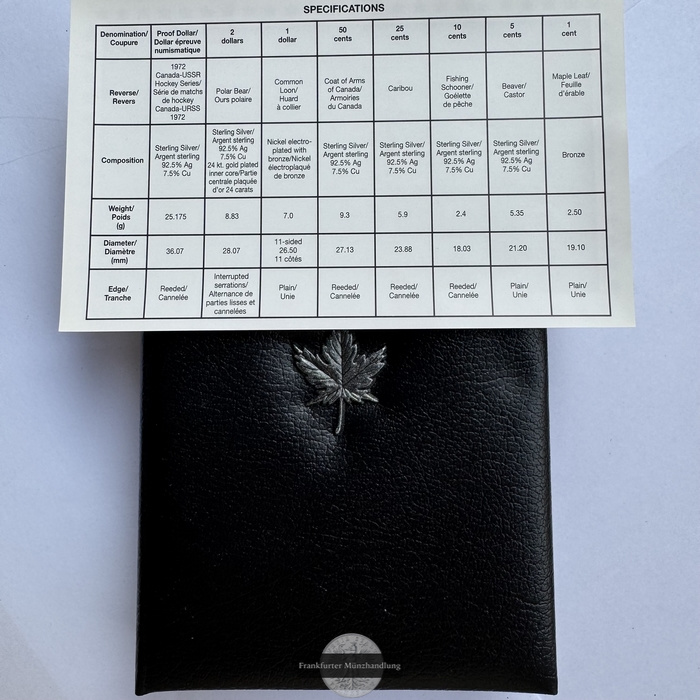  Kanada - Royal Canadian Mint Proof Set 1997 FM-Frankfurt Feinsilber: 52,7g   