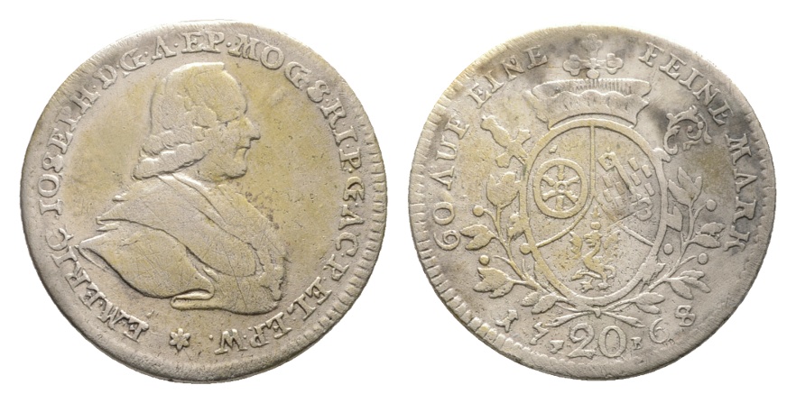  Altdeutschland; Kleinmünze 1768   
