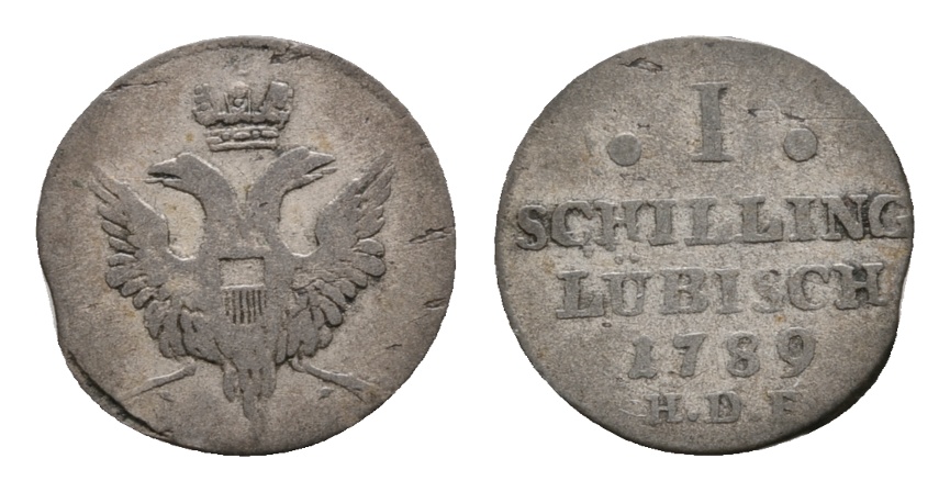  Altdeutschland; Kleinmünze 1789   