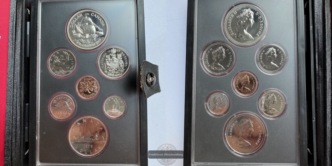  Kanada - Royal Canadian Mint Proof Set 1979 FM-Frankfurt Feinsilber: 11,7g   