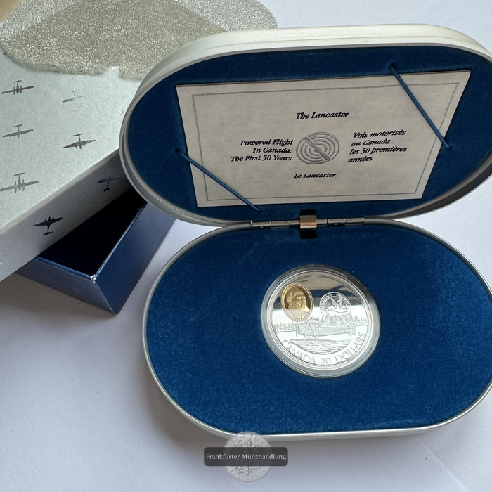 Kanada - 20 Dollar 1993 The Fairchild 71C FM-Frankfurt KM#236 Feinsilber: 28,78g   