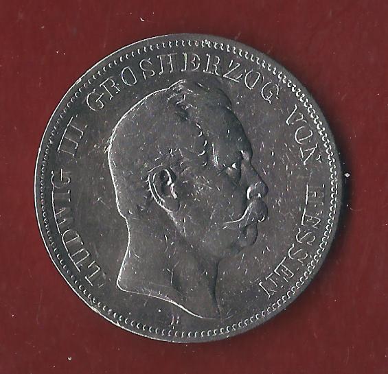  5 Mark Hessen 1876 ss Münzenankauf Koblenz Frank Maurer AI1   