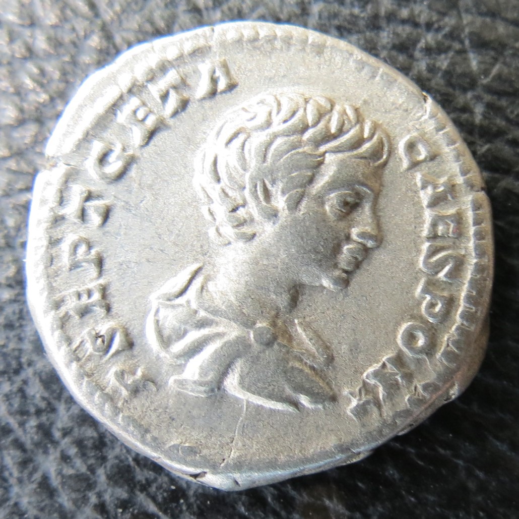 Denar Geta als Caesar(198-209), Denar 200-202, Rom,PRINC IVVENTVTIS; vorzüglich
