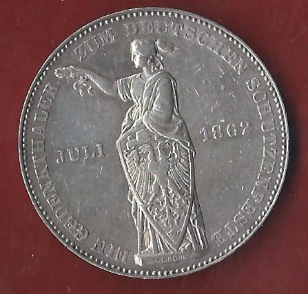  Thaler Frankfurt 1862 ss-vz Münzenankauf Koblenz Frank Maurer AI308   