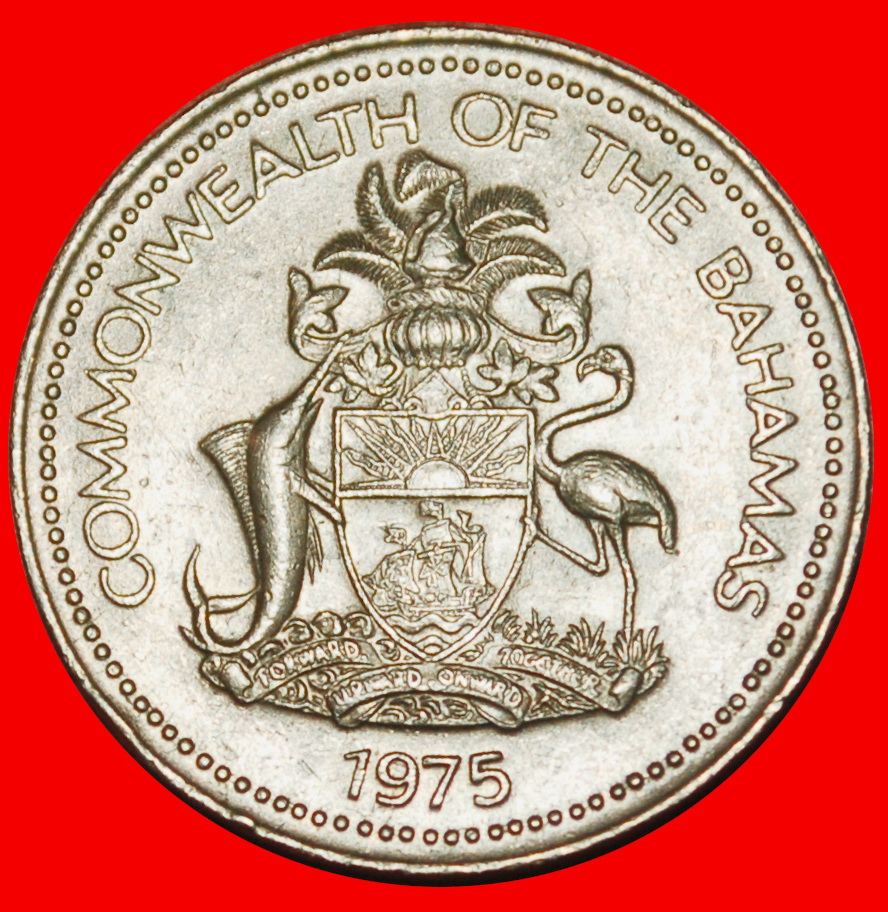  Ⰶ GREAT BRITAIN (1974-2006): THE BAHAMAS ★ 5 CENTS 1975 PINEAPPLE! ★LOW START ★ NO RESERVE!   