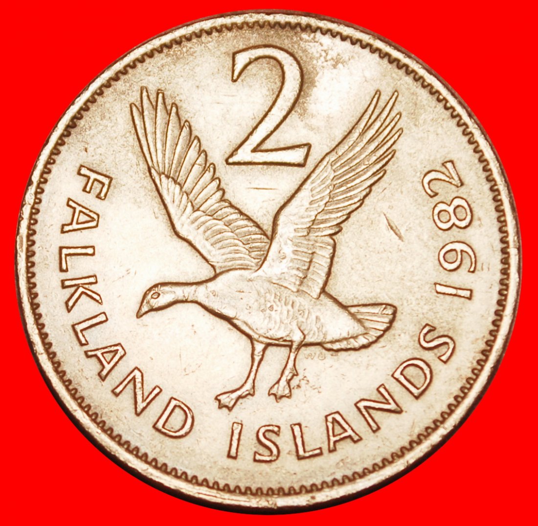 Ⰶ GREAT BRITAIN (1974-1992): FALKLAND ★2 PENCE 1982! ELIZABETH II 1953-2022★LOW START ★ NO RESERVE!