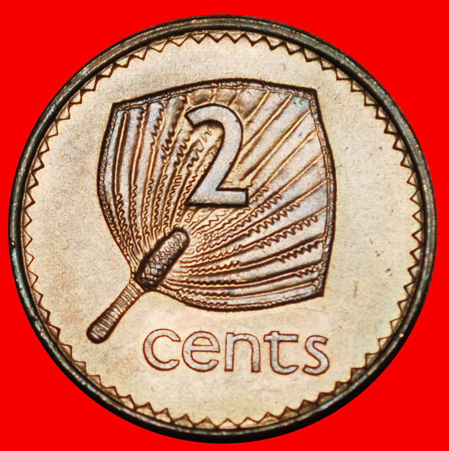 Ⰶ AUSTRALIA (1969-1985):FIJI★2 CENTS 1978 PALM FAN! ELIZABETH II (1953-2022)★LOW START ★ NO RESERVE!