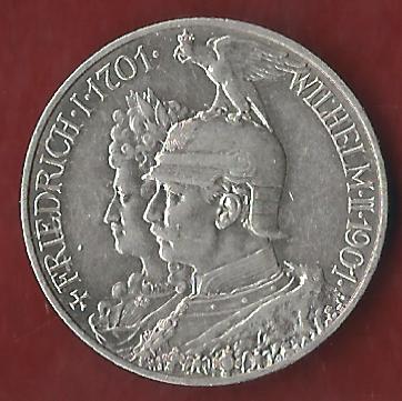  Preussen 2 Mark Wilhelm II 200 Jahre Münzenankauf Koblenz Frank Maurer AI333   