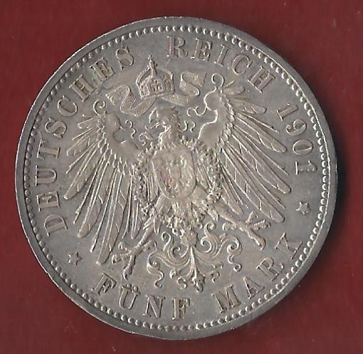  Preussen 5 Mark Wilhelm II 200 Jahre 1901 Münzenankauf Koblenz Frank Maurer AI335   