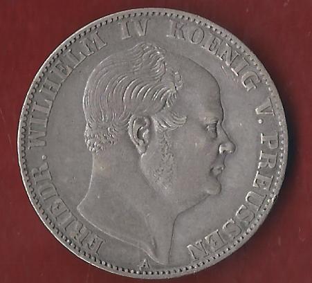  Preussen Thaler 1860 vz Münzenankauf Koblenz Frank Maurer AI351   