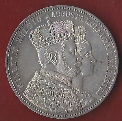  Preussen Thaler 1861  Münzenankauf Koblenz Frank Maurer AI354   