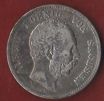  Sachsen 2 Mark  1877 Münzenankauf Koblenz Frank Maurer AI356   