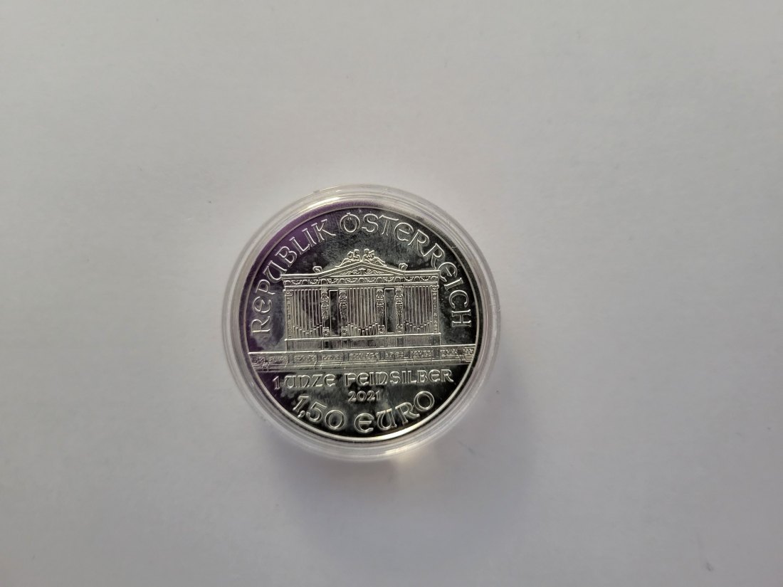  Philharmoniker 2021 1 OZ Unze silber 999 Österreich Spittalgold9800 (1248   