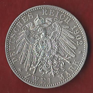  Baden 2 Mark 1906 Münzenankauf Koblenz Frank Maurer AI363   