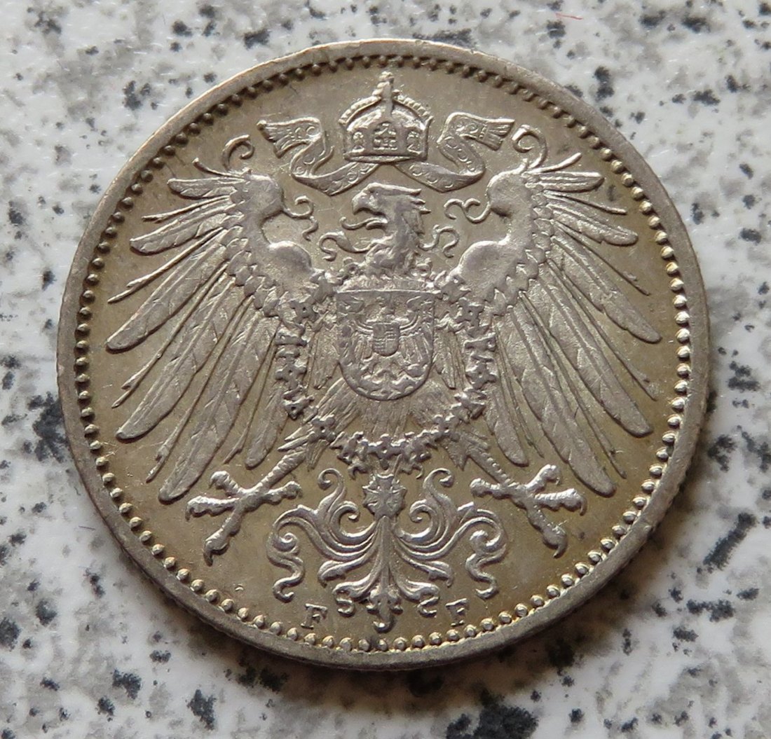  Kaiserreich 1 Mark 1904 F   