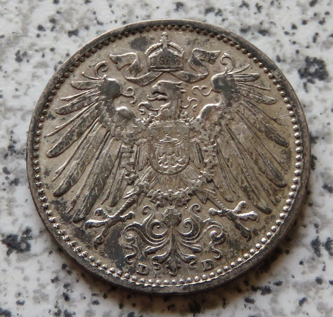  Kaiserreich 1 Mark 1905 D   