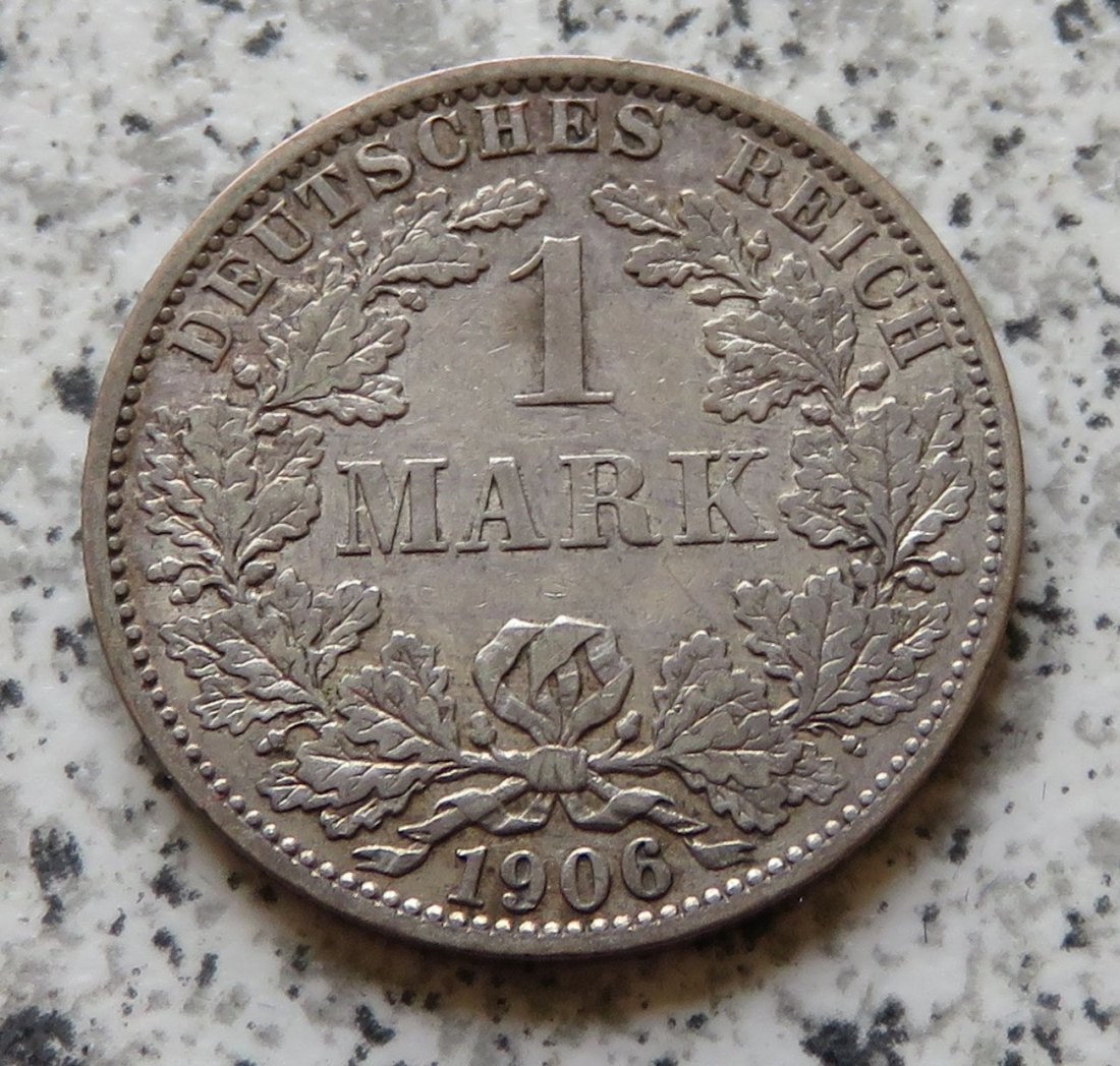  Kaiserreich 1 Mark 1906 A   