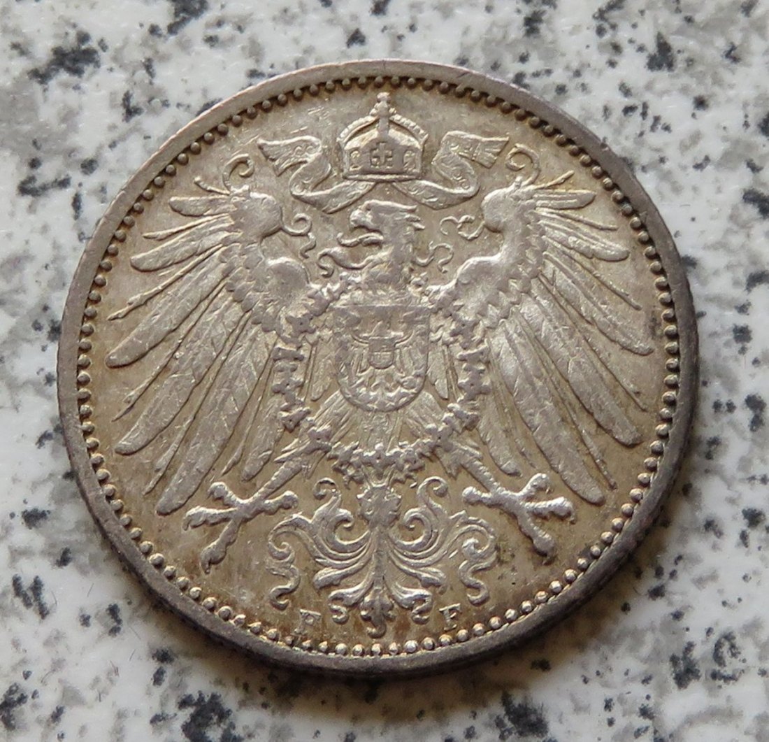  Kaiserreich 1 Mark 1906 F   