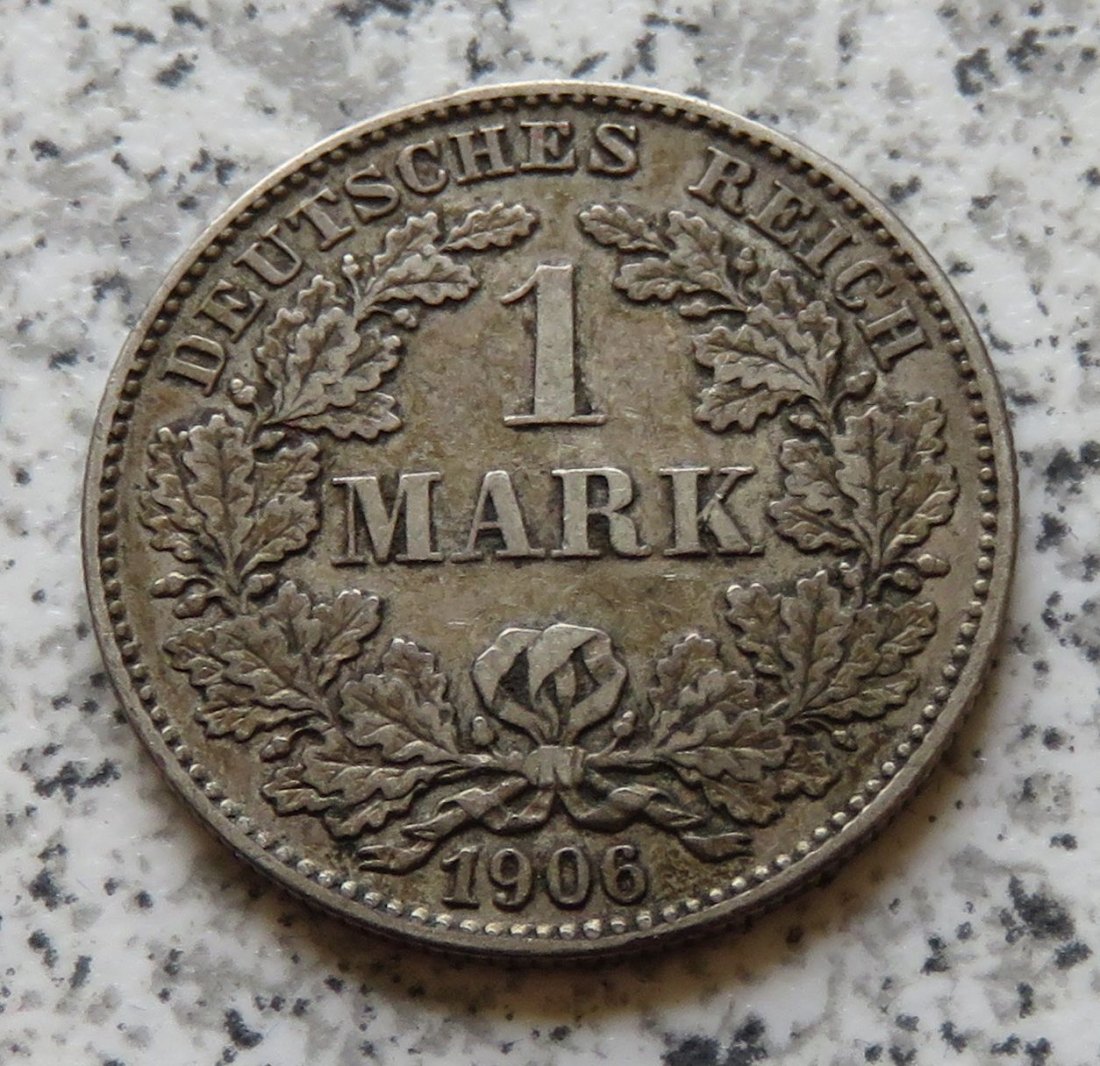  Kaiserreich 1 Mark 1906 G   