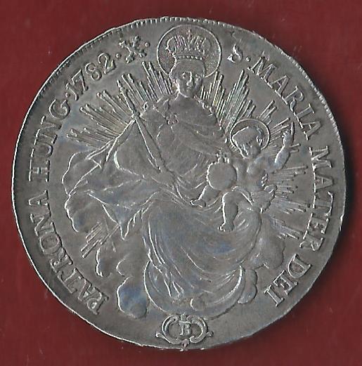  Thaler Ungarn Madonnenthaler 1752 B  Münzenankauf Koblenz Frank Maurer AI380   