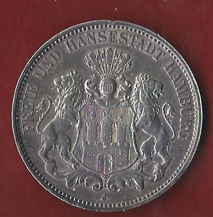  Hamburg 3 Mark 1911  Münzenankauf Koblenz Frank Maurer AI383   