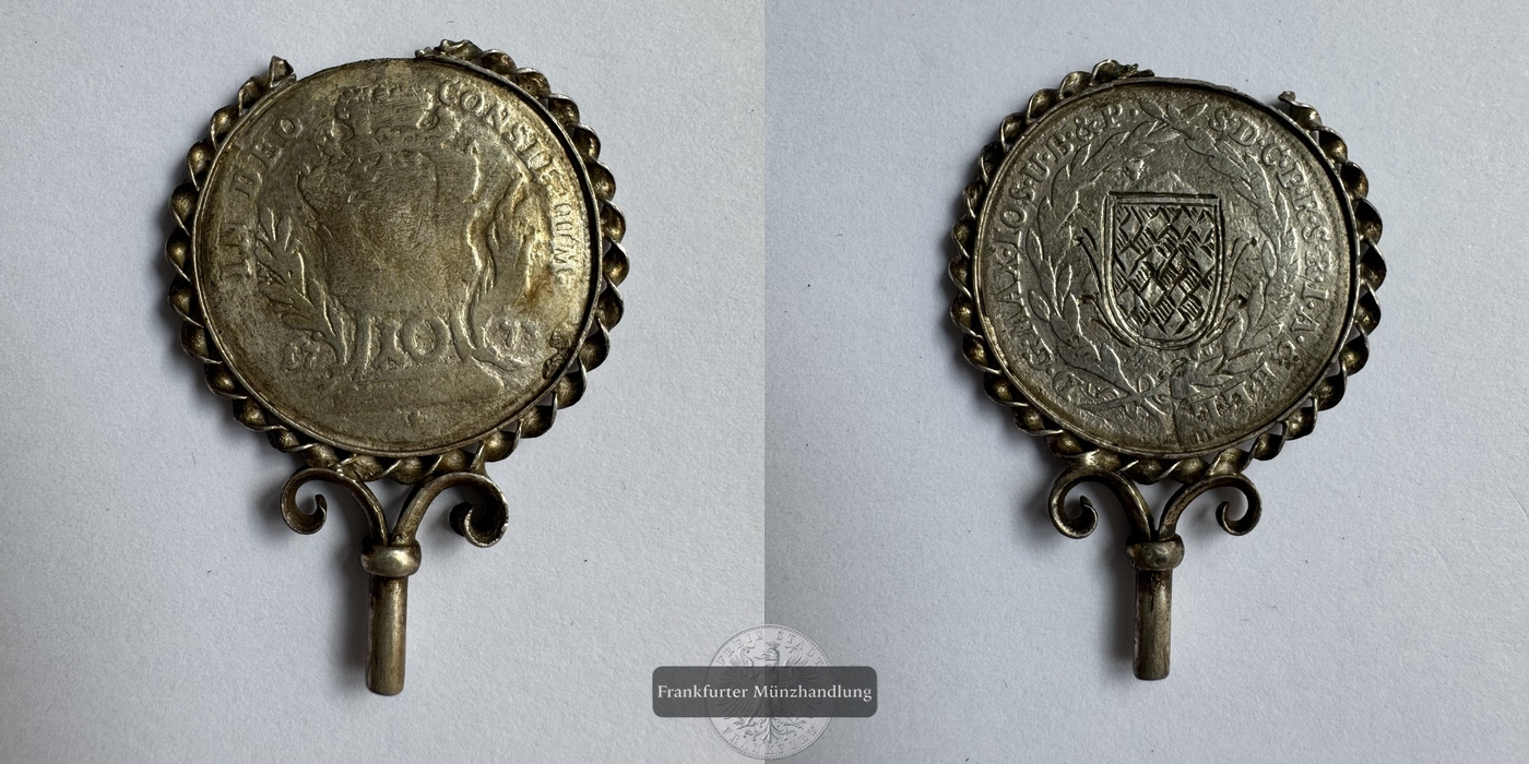  Bayern 10 Kreuzer 1773 Maximilian III - mit Verzierung FM-Frankfurt KM#526 Feinsilber: 1,8g-2,5g   