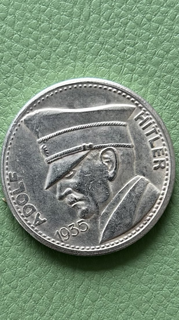 Adolf Hitler Drittes Reich 5RM 1935
